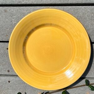 Pottery Barn Sunlit Yellow Dinner Plate